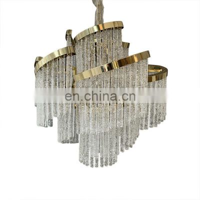 Modern High Quality Crystal Chandelier with LED Light Source Fashionable Pendant Lights for Home and Office Decor