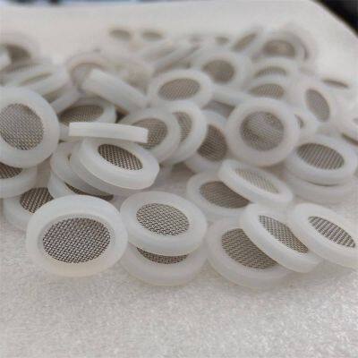 yufeng silicone filter mesh gasket 4-packs, edge-sealed filter mesh gasket, 304 filter mesh