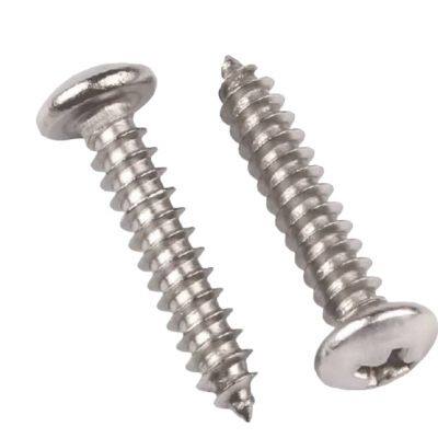 Nickel plated screws cross recess viti drilling screw phillips pan head self tapping machine screw