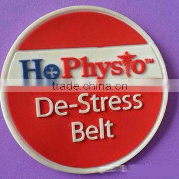 Heat-resistant customised embossed logo silicone cup coaster