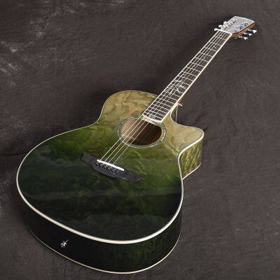 Otis 41inch Acoustic Guitar High End Acoustic Guitars AC-Green Custom Guitar Factory Manufacturer photo-4