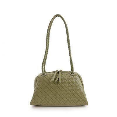 New Woven Shoulder Bag High-end Fashion Flap Bag Simple Versatile Light Luxury Literary Handbag Light Luxury Casual Clutch Bag