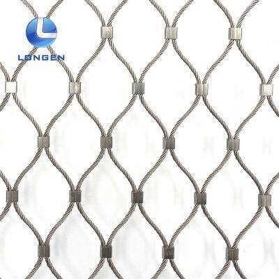 Hebei Longen Supply Wire Mesh for Parrots OEM Steel Rope Mesh Protecting Mesh Woven Protection Plain Weave Customizable CN;HEB