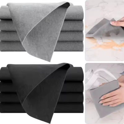 Magic Cleaning Cloth Without Trace and Watermark Glass Mirror Housework Car Multi-Functional Microfiber Scouring Pad photo-1