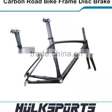 Top quality 3K/UD road bicycle 50/52/54/56/58cm size BB30 include fork carbon road bike frame disc brake