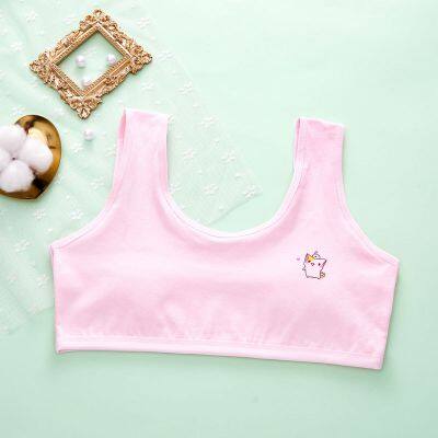 Girls Vest Teen Bra for School Students Developmental Cotton Underwear