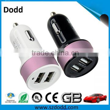 5V 1A Car Charger For iPhone 5 Car Charger with Cable with Retail Package