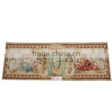 100% Wool French Handmade Aubusson Carpet