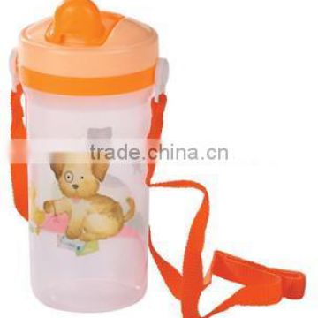 CCHC-016 14oz 2014 Hot Promotion Children Cartoon Plastic Travel Mug Cup