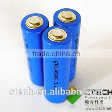 ER14500 ER14505 2700mah size AA AA lithium battery 3.6V ER14500