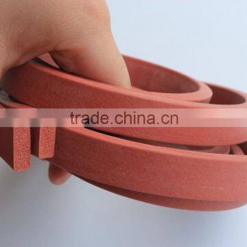 Sponge rubber door seal strip,silicone shower door seal strip