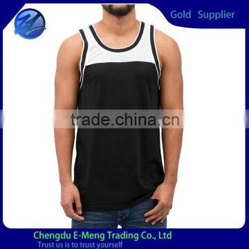 Wholesale excellent quality 2015 fashion tank tops in black white