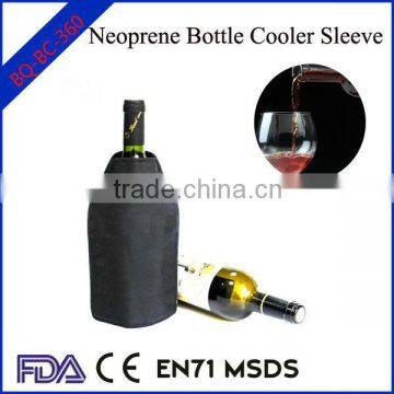 360g black wine cooler sleeve