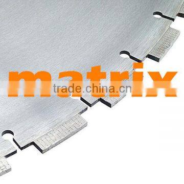 Diamond wall saw blade for reinforced cocnrete, Diamond position, Arix, diamond array, Diamond aligned