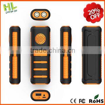 Newestly design power bank bluetooth speaker and flashlight
