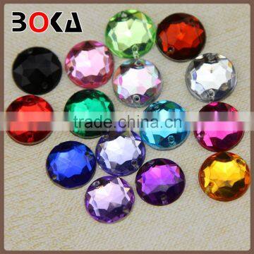 // shiny plastic diamonds with good quality // rhinestones for garment decoration //