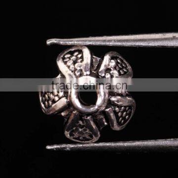 Cap Spacer Round Shape 925 Solid Sterling Silver Wholesale Beads