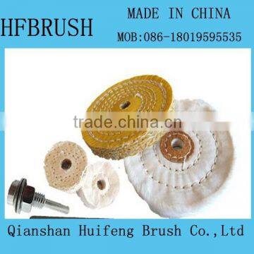 Stitching cotton wheel for hand tool