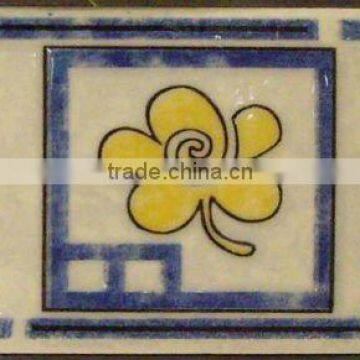 8X25 wall ceramic decorative border tile