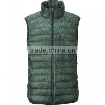 winter fashion 100% polyester men winter vest custom