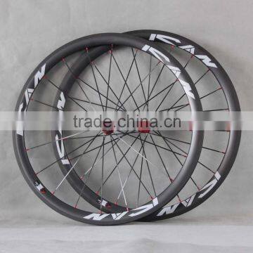 38mm Clincher Carbon Fiber Wheels Bicycle Wheelset Road Bike With Powerway R36 Hub Sapim Cx-ray Spoke