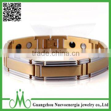 High quality Dubai fashion jewelry stainless steel energy bio magnetic bracelet