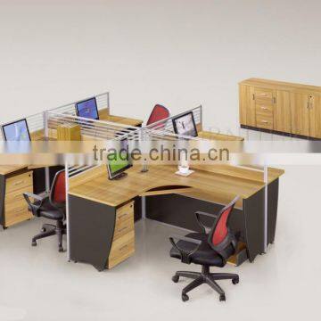 Office cubicle workstation, 4 seater computer table workstation (SZ-WSB375)