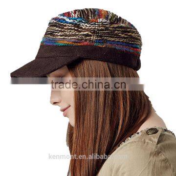 100 % polyester cap good quality wholesale fashion military style cap