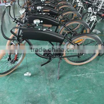 electric bike with exchangeable hidden battery