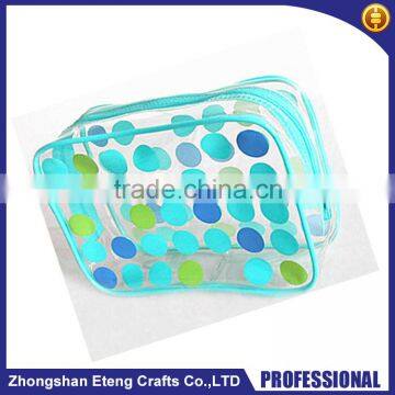 Customized printed square shaped pvc cosmetic bag