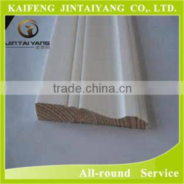 paulownia moulding line, wooden moulding with white color,Skirting, Architrave