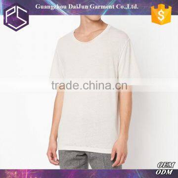 2016 Guangzhou Hongxiong OEM short sleeves plus size men summer high quality 95 cotton 5 spandex t-shirts wholesale