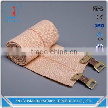 YD30017 Factory high quality ventilated soft washable plain surgical high elastic bandage(pink bandage)