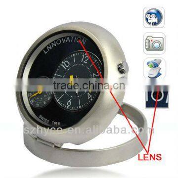 Motion Detection Table Desk Clock Camera DV