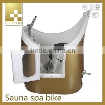 high quality summer jaccuzi bathroom infrared jade sauna LED light therapy led light capsule