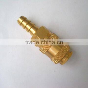 European market universal brass hose barb quick coupling