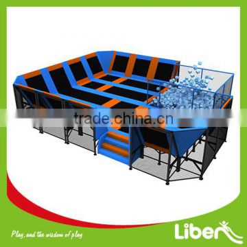 Indoor Rent Professional Safetynet Top quality Leading Excersise Rectangular Trampoline manufacturer