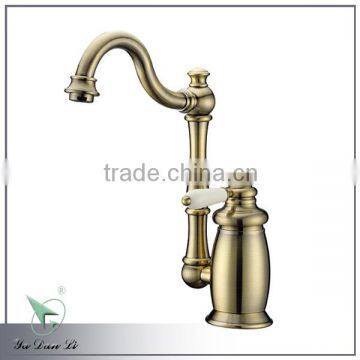 bronze single lever classical kitchen faucet