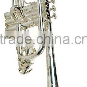 High grade silver plated trumpet