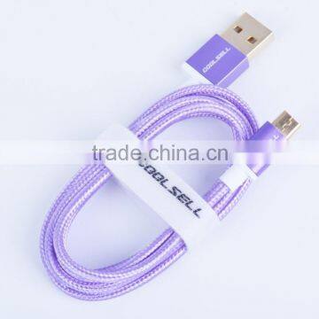 2015 Wholesale Android Mobile Phone Cable 5 Pin Micro Usb Data Charger Cable for Samsung photo-3