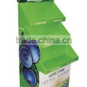 Different style paper display shelf made in China