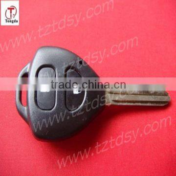 TD Auto key shell for Toyota Corolla 2 button remote key casing