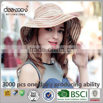 Floppy Wholesale Straw Hats For Women Raffia Straw Crochet Hat
