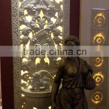 Artificial Sandstone Lighted Pillar photo-2