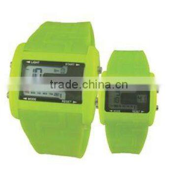 fashion silicone multifunctional electronic movement watches sports plastic electronic watch