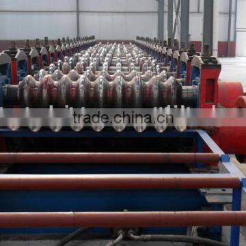 Corrugated culvert pipe roll forming machine line