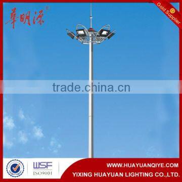 15m, 20m, 25m,30m high galvanized steel light pole