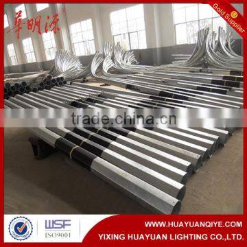 galvanized octagonal steel electric power poles