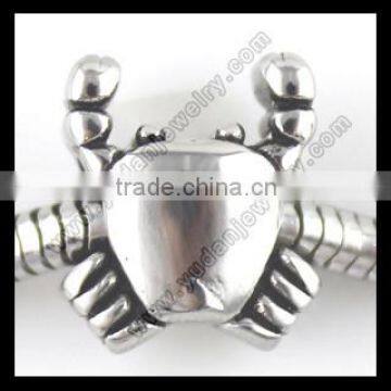 China factory stainless steel metal crab charms