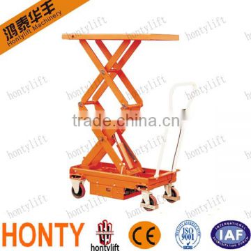 Hot sell Movable Manual or Electric Motor mobile lift carts